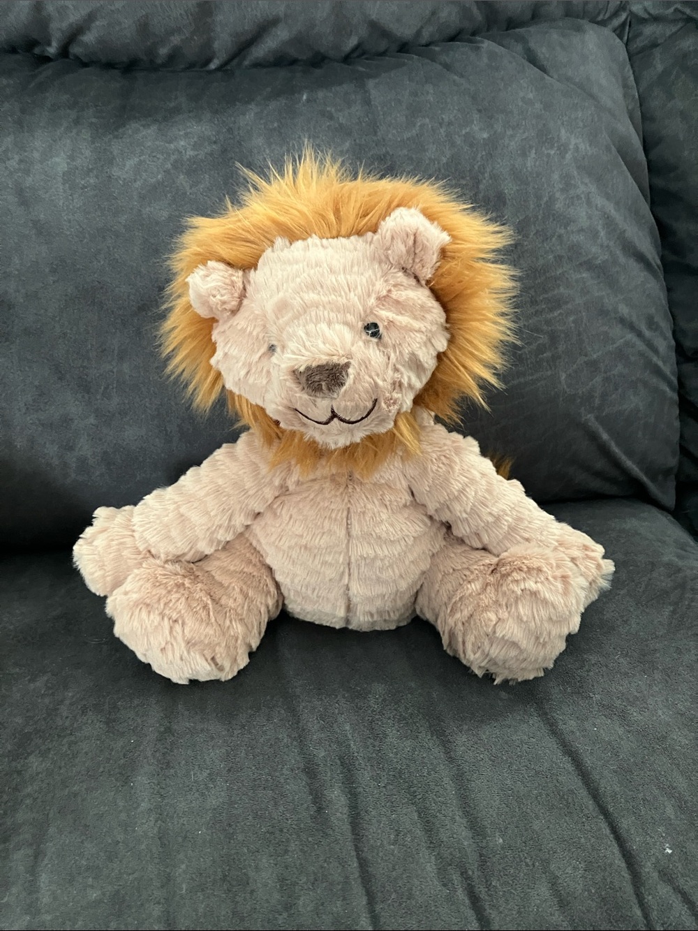 Jellycat Beige Lion Plush with Golden Mane